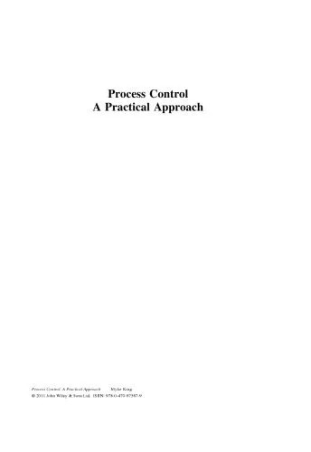 دانلود نسخه کامل کتاب Process Control: A Practical Approach