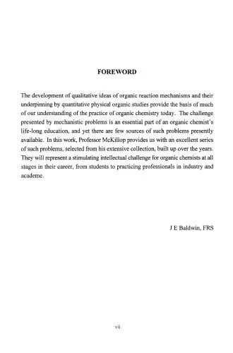 دانلود نسخه کامل کتاب Advanced Problems in Organic Reaction Mechanisms
