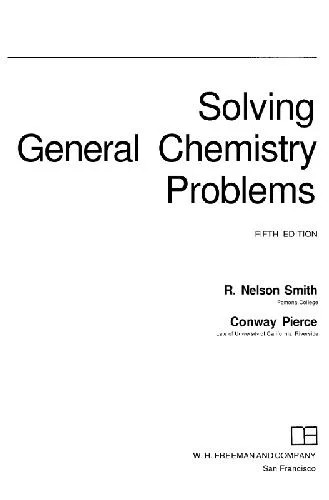 دانلود نسخه کامل کتاب Solving general chemistry problems