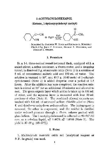 دانلود نسخه کامل کتاب Organic Syntheses: An Annual Publication of Satisfactory Methods for the Preparation of Organic Chemicals, Vol. 35