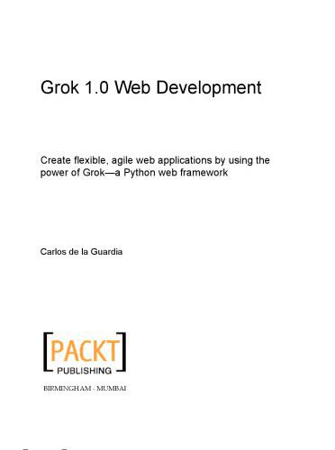 دانلود کتاب Grok 1.0 Web Development – Grok 1.0 توسعه وب