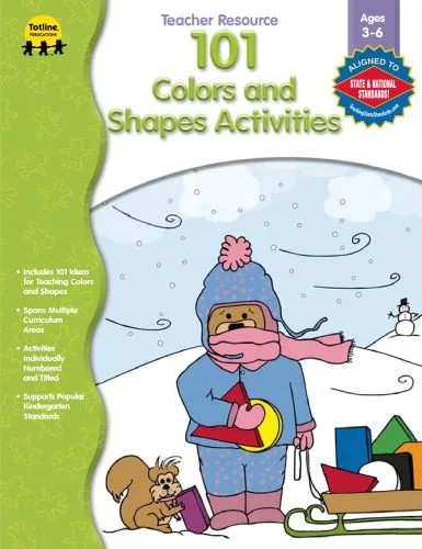 دانلود نسخه کامل کتاب 101 Colors and Shapes Activities (101 Activities)