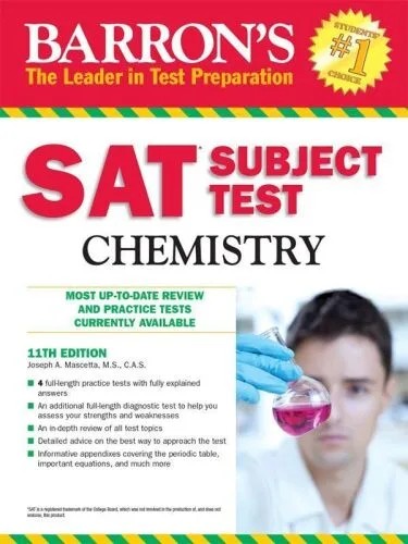 دانلود کتاب Barron’s SAT Subject Test Chemistry, 11th Edition – Barron’s SAT Subject Chemistry، ویرایش یازدهم