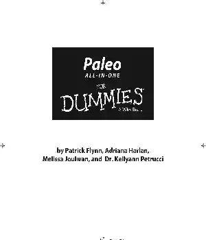 دانلود کتاب Paleo All-In-One For Dummies – Paleo All-In-One For Dummies
