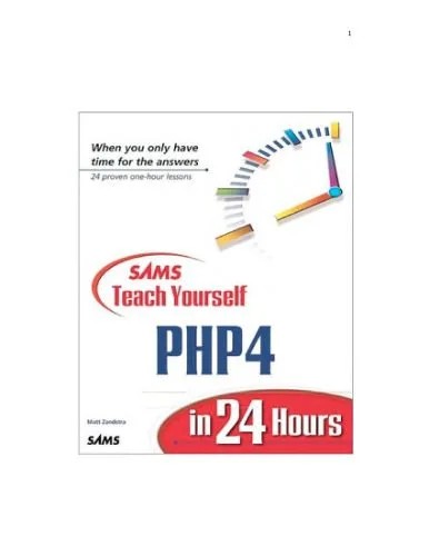 دانلود نسخه کامل کتاب SAMS Teach Yourself PHP4 in 24 Hours (Teach Yourself — 24 Hours)