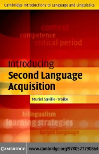 دانلود نسخه کامل کتاب Introducing Second Language Acquisition (Cambridge Introductions to Language and Linguistics)