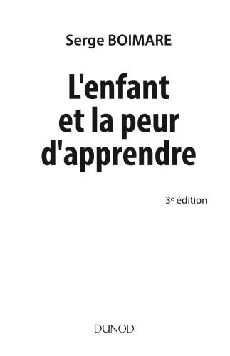 دانلود نسخه کامل کتاب L’enfant et la peur d’apprendre