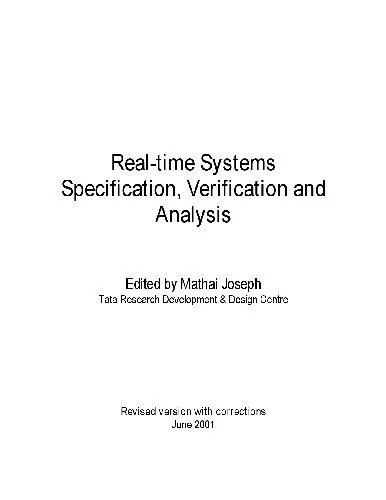 دانلود نسخه کامل کتاب Real-time systems: specification, verification, and analysis