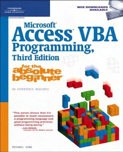دانلود نسخه کامل کتاب Microsoft Access VBA programming for the absolute beginner
