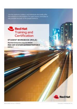 دانلود کتاب Red Hat Enterprise Linux 8.0 (RH134) – Red Hat System Administration II – Red Hat Enterprise Linux 8.0 (RH134) – مدیریت سیستم Red Hat II