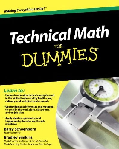 دانلود نسخه کامل کتاب Technical Math For Dummies (For Dummies (Math & Science))