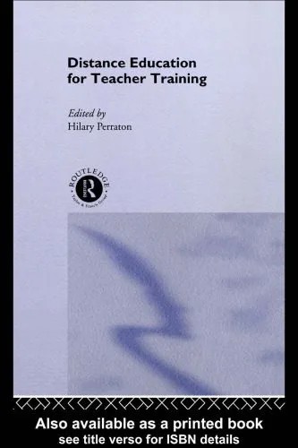 دانلود نسخه کامل کتاب Distance Education for Teacher Training