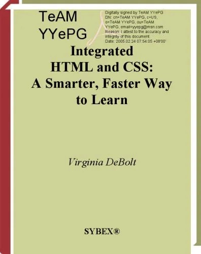 دانلود نسخه کامل کتاب Integrated HTML and CSS: a smarter, faster way to learn