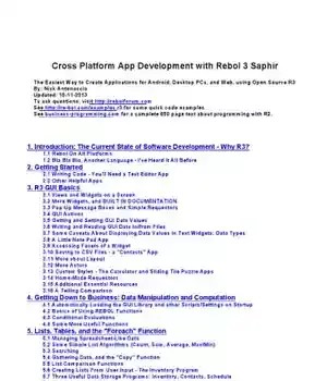 دانلود کتاب Cross Platform App Development with Rebol 3 Saphir – توسعه اپلیکیشن Cross Platform با Rebol 3 Saphir