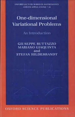 دانلود نسخه کامل کتاب One-dimensional Variational Problems: An Introduction