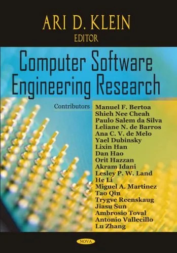 دانلود نسخه کامل کتاب Computer software engineering research