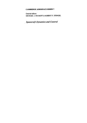 دانلود نسخه کامل کتاب Spacecraft Dynamics and Control: A Practical Engineering Approach