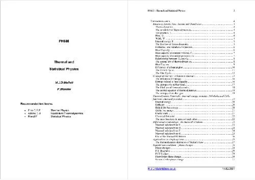 دانلود نسخه کامل کتاب Thermodynamics and statistical physics for engineering