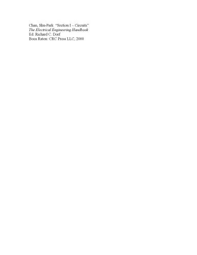 دانلود نسخه کامل کتاب The electrical engineering handbook