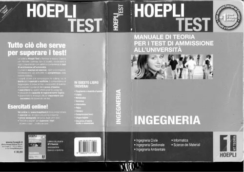 دانلود نسخه کامل کتاب ایتالیایی Hoepli test-Manuale di teoria per i test di ammissione all’università -Ingegneria | کتاب خارجی