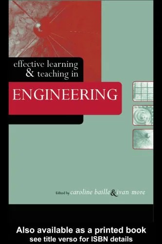 دانلود نسخه کامل کتاب Effective Learning and Teaching in Engineering (Effective Learning and Teaching in Higher Education)