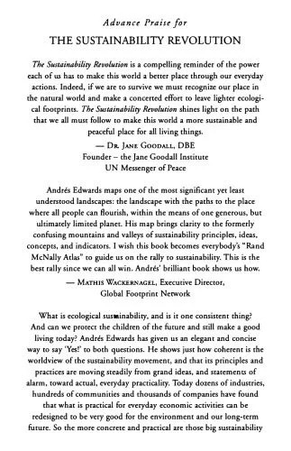 دانلود نسخه کامل کتاب The Sustainability Revolution: Portrait of a Paradigm Shift