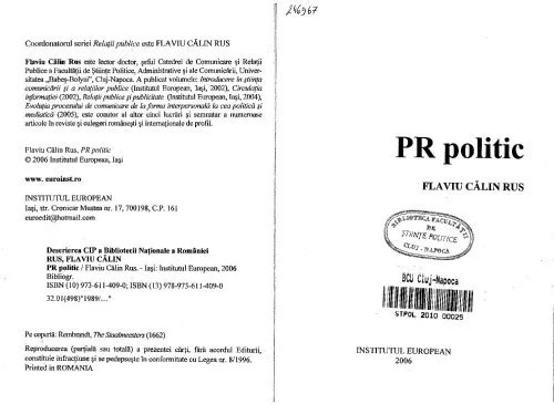 دانلود نسخه کامل کتاب PR Politic