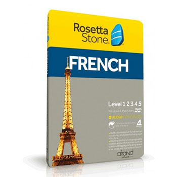 کتاب رزتا استون فرانسه Rosetta Stone FRENCH (DVD)