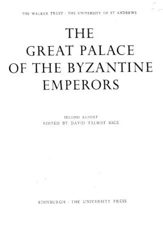 دانلود نسخه کامل کتاب The great palace of the Byzantine Emperors