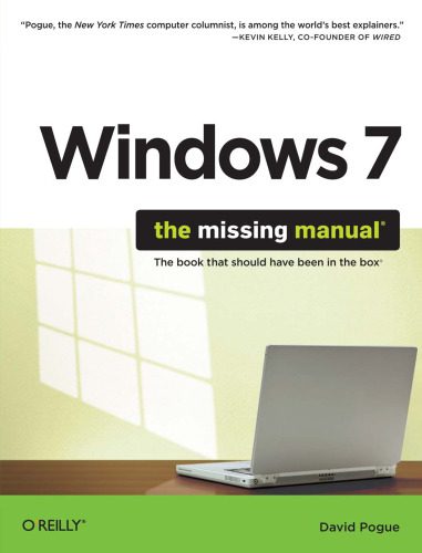 دانلود کتاب Windows 7 The Missing Manual – Windows 7 The Missing Manual