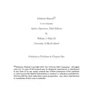 دانلود کتاب System Dynamics – Instructor Solution Manual – System Dynamics – Instructor Solution Manual
