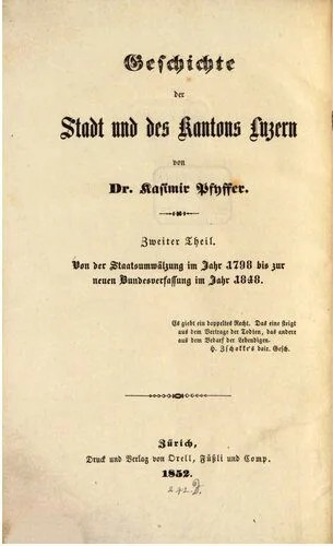 دانلود نسخه کامل کتاب Von der Staatsumwälzung im Jahr 1798 bis zur neuen Bundesverfassung im Jahr 1848