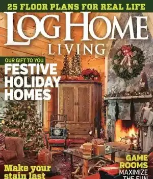 دانلود کتاب Log Home Living 2015-12 – Log Home Living 2015-12