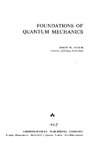 دانلود نسخه کامل کتاب Foundations of Quantum Mechanics