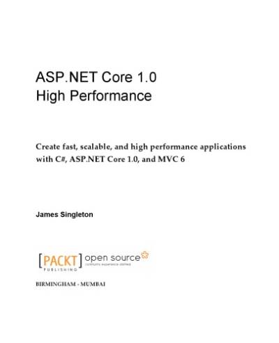 دانلود کتاب ASP.NET Core 1.0 High Performance – ASP.NET Core 1.0 با کارایی بالا