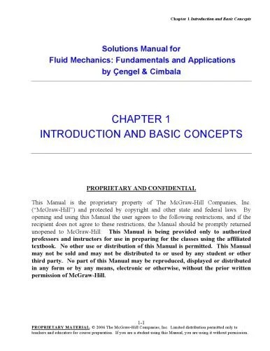 دانلود نسخه کامل کتاب Fluid Mechanics: Fundamentals and Applications – Instructor’s solution manual