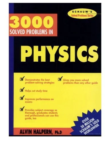 دانلود نسخه کامل کتاب 3000 solved problems in physics