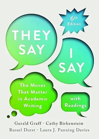 دانلود نسخه کامل کتاب “They Say / I Say” with Readings (6th Edition) – + Pdf