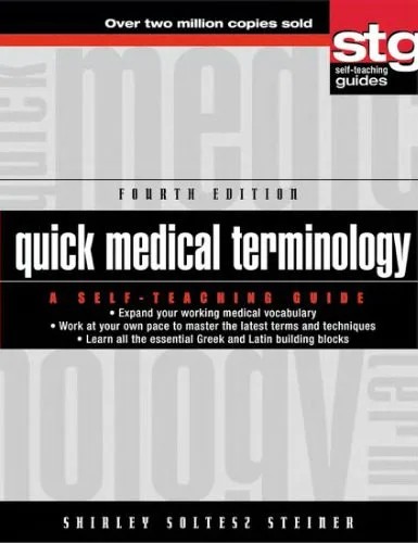 دانلود نسخه کامل کتاب Quick Medical Terminology: A Self-Teaching Guide, 4th edition