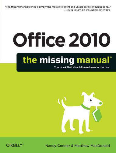 دانلود کتاب Office 2010: The Missing Manual – Office 2010: The Missing Manual