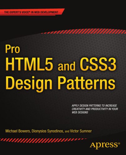 دانلود کتاب Pro HTML5 and CSS3 Design Patterns – الگوهای طراحی حرفه ای HTML5 و CSS3