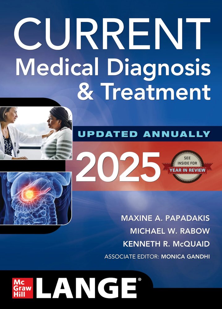 دانلود نسخه کامل کتاب CURRENT Medical Diagnosis and Treatment 2025