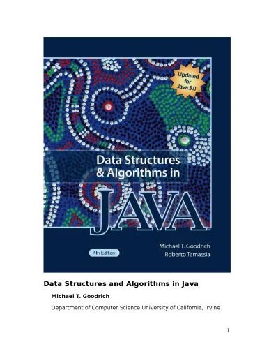 دانلود نسخه کامل کتاب Data Structures and Algorithms in Java, 4th Edition