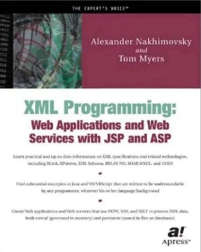 دانلود نسخه کامل کتاب XML Programming: Web Applications and Web Services with JSP and ASP