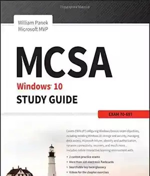 دانلود کتاب MCSA Microsoft Windows 10 Study Guide: Exam 70-697 – راهنمای مطالعه MCSA Microsoft Windows 10: امتحان 70-697