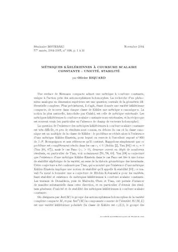 دانلود نسخه کامل کتاب Séminaire Bourbaki, Vol. 47, 2004-2005, Exp. 938-951