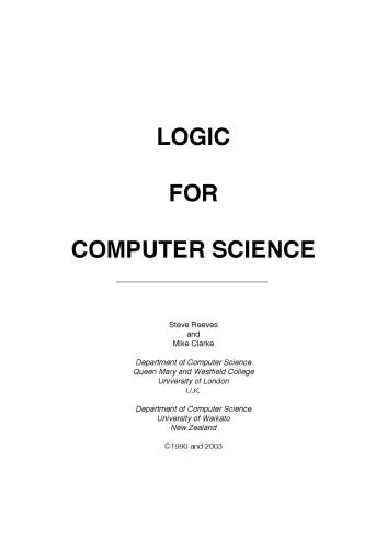 دانلود نسخه کامل کتاب Logic for Computer Science