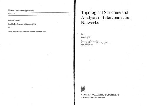 دانلود نسخه کامل کتاب Topological Structure and Analysis of Interconnectin Networks