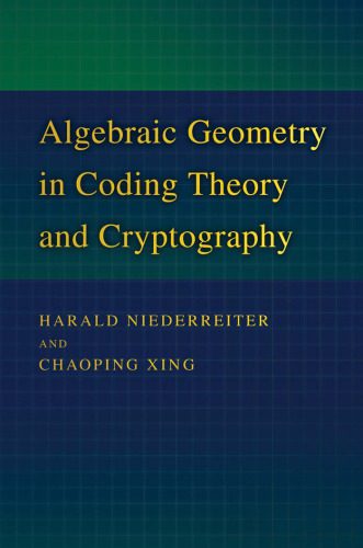 دانلود نسخه کامل کتاب Algebraic geometry in coding theory and cryptography