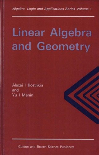 دانلود نسخه کامل کتاب Linear Algebra and Geometry